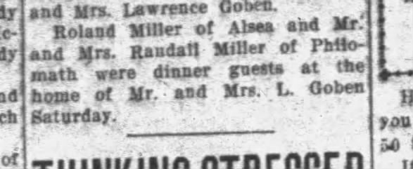Clipping from Corvallis Gazette-Times
